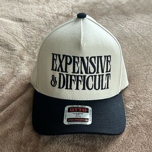 EXPENSIVE & DIFFICULT Two-Tone Trucker Cap - Black & Cream